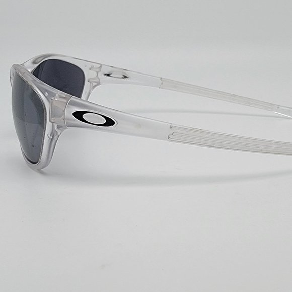 *SOLD* Oakley 03-102 New Frogskins Matte Clear Frame Black Iridium Lens Sunglass - Picture 3 of 12